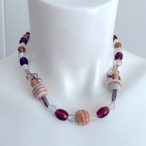 Vintage glass necklace